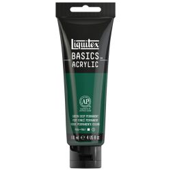 Peinture Liquitex Basics Vert Foncé Permanent 350