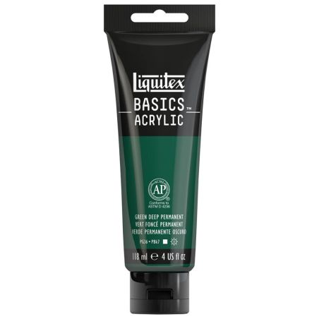 Peinture Liquitex Basics Vert Foncé Permanent 350