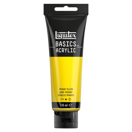 Peinture Liquitex Basics Jaune Primaire 410