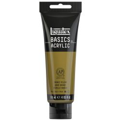 Peinture Liquitex Basics Jaune Bronze 530