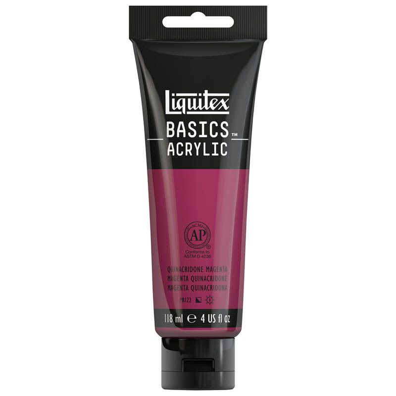 Peinture Liquitex Basics Magenta Quinacridone 114