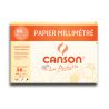 Pochette papier millimétrées A4 12 feuilles 90g Canson