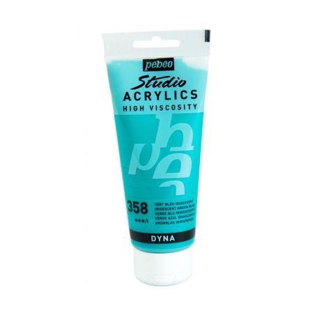 Pébéo Studio 358 Vert bleu iridescent