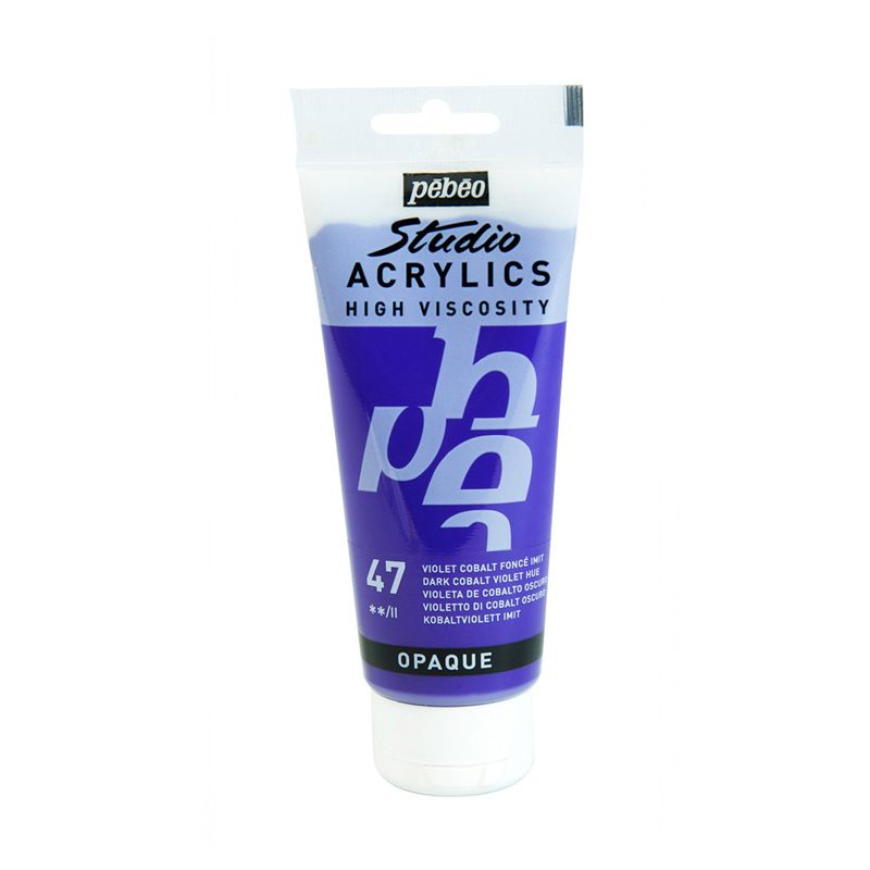 Pébéo Studio 47 Violet cobalt foncé imit