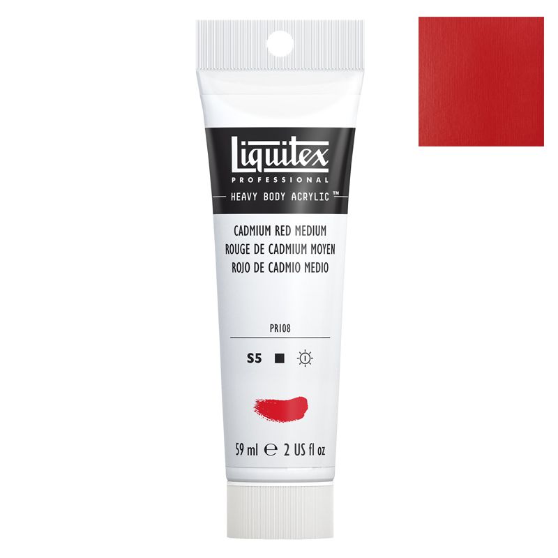 Liquitex Heavy body 59ml Rouge de cadmium moyen 154