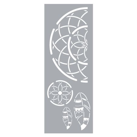 Pochoir Home Déco Attrape Rêves 15x40 cm – Graine Créative