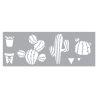 Pochoir Home Déco Cactus 15x40 cm – Graine Créative