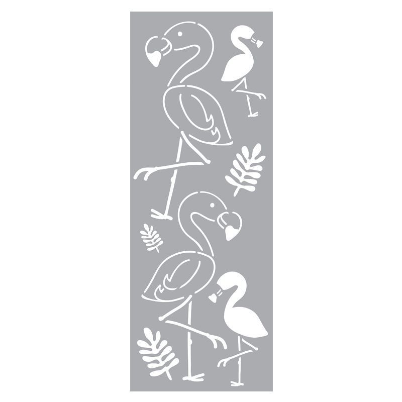 Pochoir Home Déco Flamand Rose 15x40 cm – Graine Créative