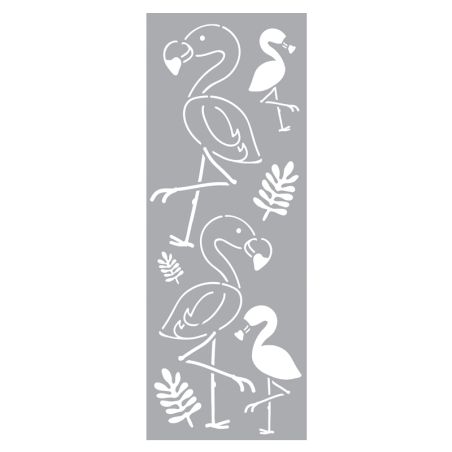 Pochoir Home Déco Flamand Rose 15x40 cm – Graine Créative