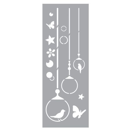 Pochoir Home Déco Liberty 15x40 cm – Graine Créative