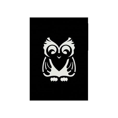 Pochoir Adhésif 7x10cm Chouette