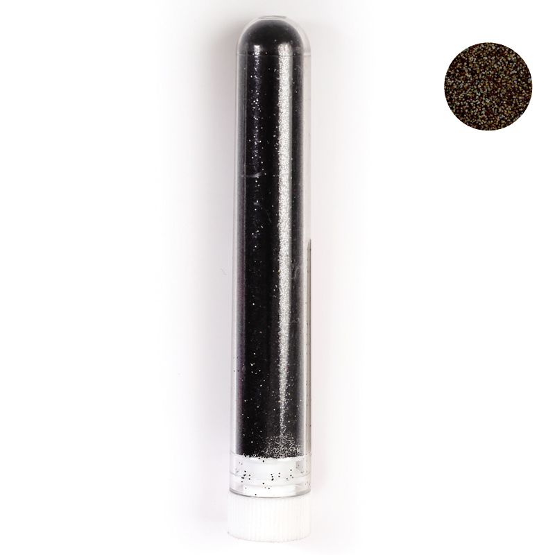 Tube 3g paillettes Noires Graine créative