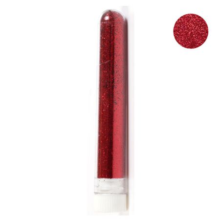 Tube 3g paillettes rouge vif Graine créative