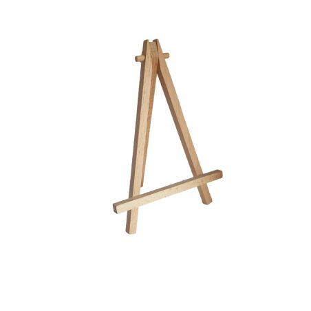 Mini-chevalet 17 cm en bois de hêtre - Nid'Art