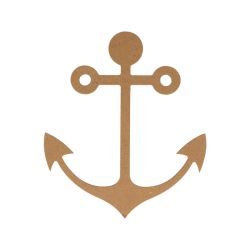 Silhouette MDF Ancre 14.5x12.8x0.6 cm - Artemio