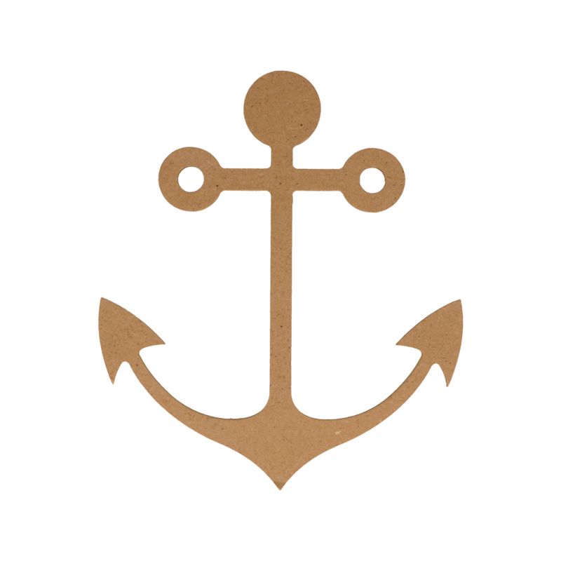 Silhouette MDF Ancre 14.5x12.8x0.6 cm - Artemio