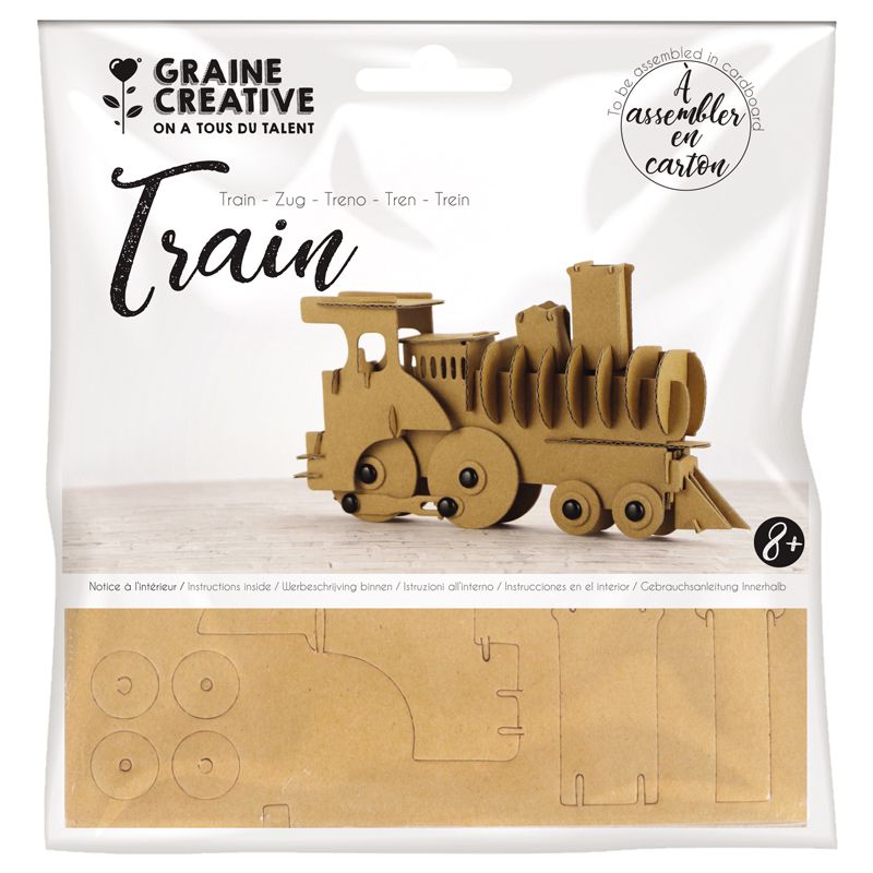 Maquette en Carton Train Graine Créative