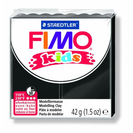 Pâte Fimo kids noir 9 42g
