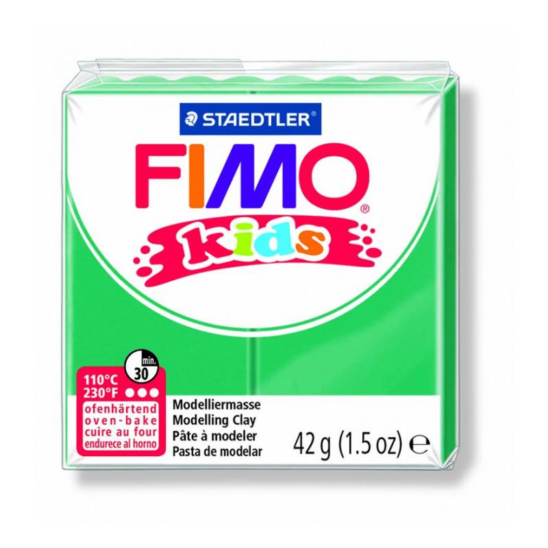 Pâte Fimo kids vert 5 42g