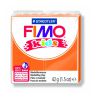 Pâte Fimo kids orange 4 42g