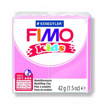 Pâte Fimo kids rose pâle 25 42g