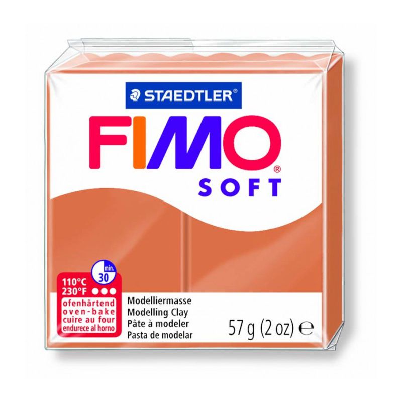 Pâte Fimo Soft Cognac 76 57g