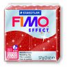 Pâte Fimo Effect Pailletée Rouge 202 57g