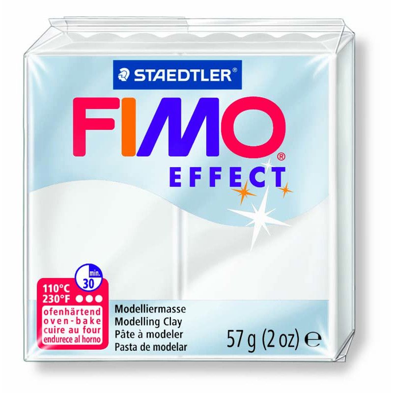 Pâte Fimo Effect Transparente Blanc 14 57g
