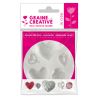 Mini moule silicone Coeurs Graine créative