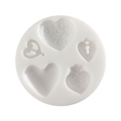 Mini moule silicone Coeurs Graine créative