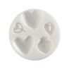 Mini moule silicone Coeurs Graine créative
