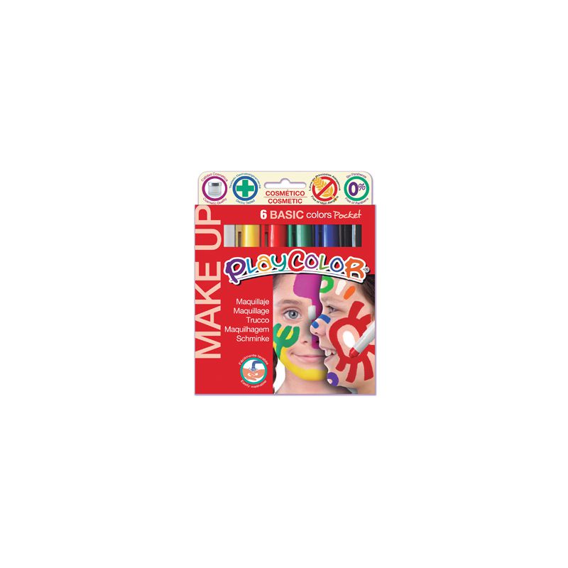 6 Sticks de maquillage Playcolor Make Up Basic