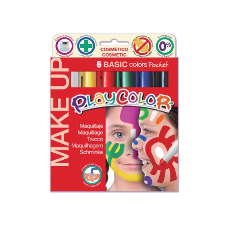 6 Sticks de maquillage Playcolor Make Up Basic