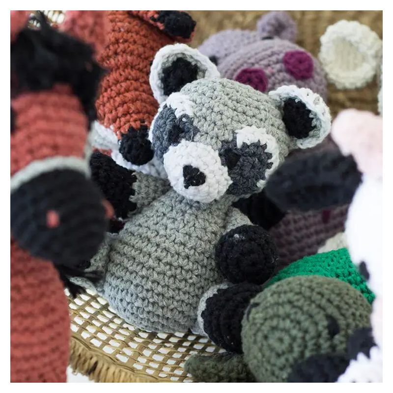 Kit Amigurumi - Ricky le Raton Laveur