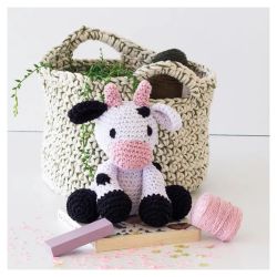 kit Amigurumi - Kirby la vache