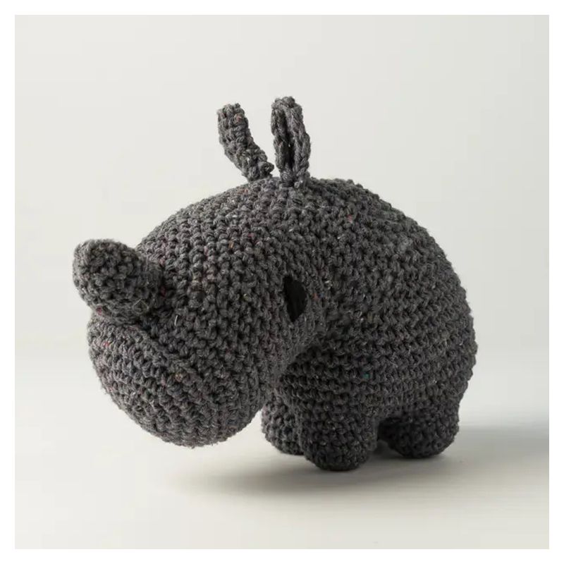 Kit Amigurumi - Dex le Rhino "Lava"