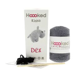 Kit Amigurumi - Dex le Rhino "Lava"