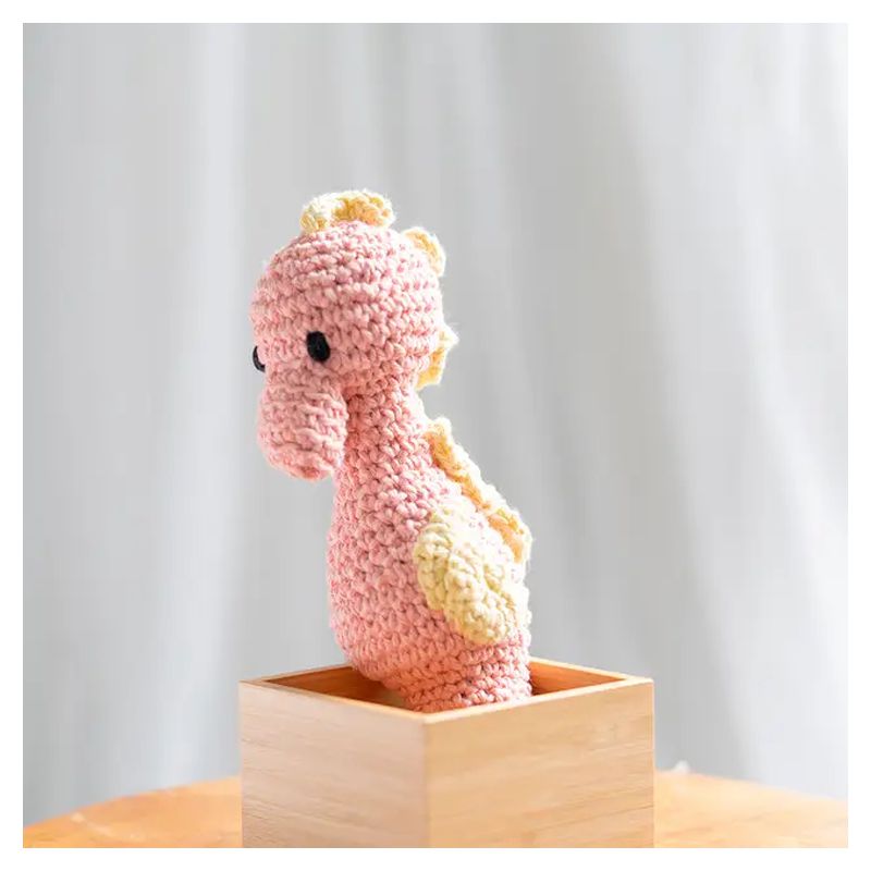 Kit Amigurumi - Bubbles l’hippocampe "Abricot"