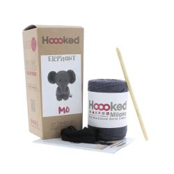Kit Amigurumi - Mo l'Elephant "Lava"