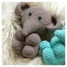Kit Amigurumi - Mo l'Elephant "Taupe"