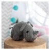Kit Amigurumi - Dex le rhino gris