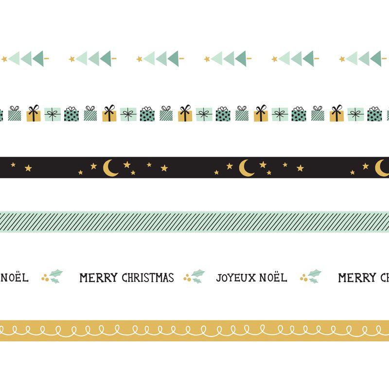 Rubans Imprimés 6x1m Imagine Christmas Artemio