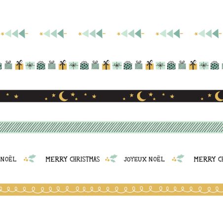 Rubans Imprimés 6x1m Imagine Christmas Artemio