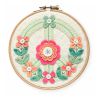 Kit Feutrine Tambour Fleuri - Peace & Love