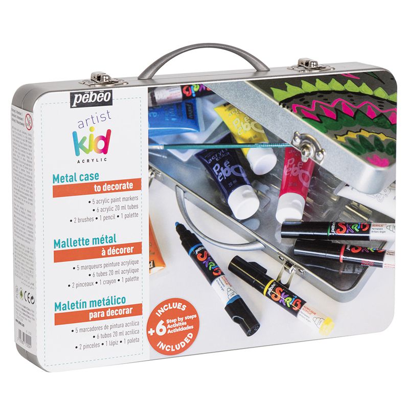 Coffret métal Artist Kid Pébéo