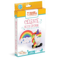 Kit DIY Pâte à modeler Céleste la Licorne - Graine Créative
