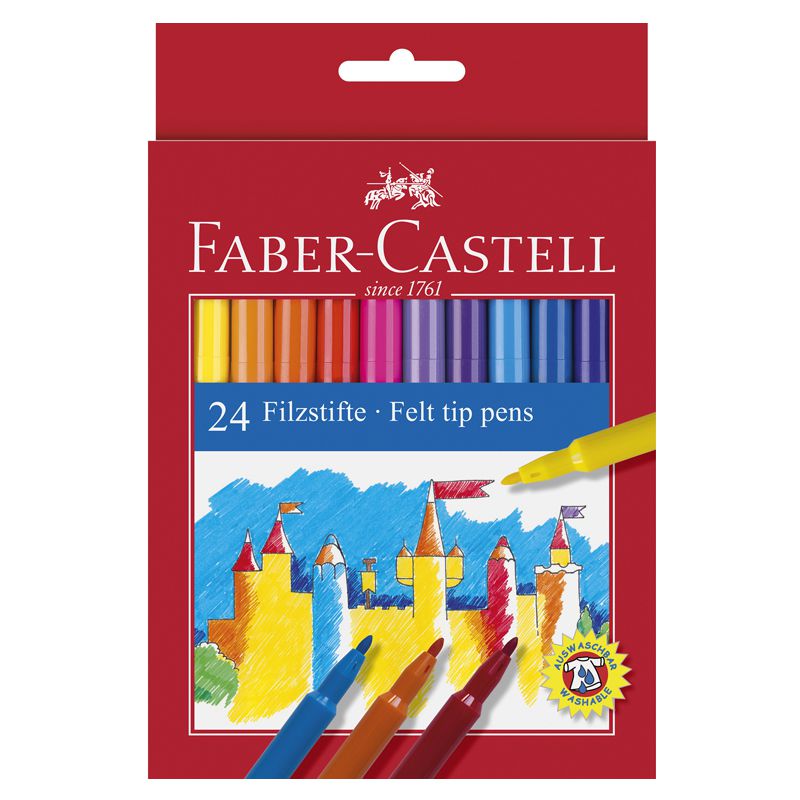 24 Feutres Scolaires - Faber-Castell