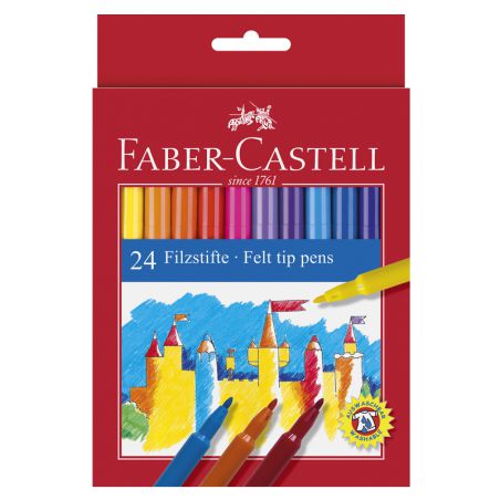 24 Feutres Scolaires - Faber-Castell