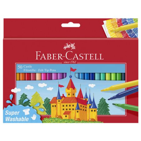50 Feutres Scolaires Château - Faber-Castell