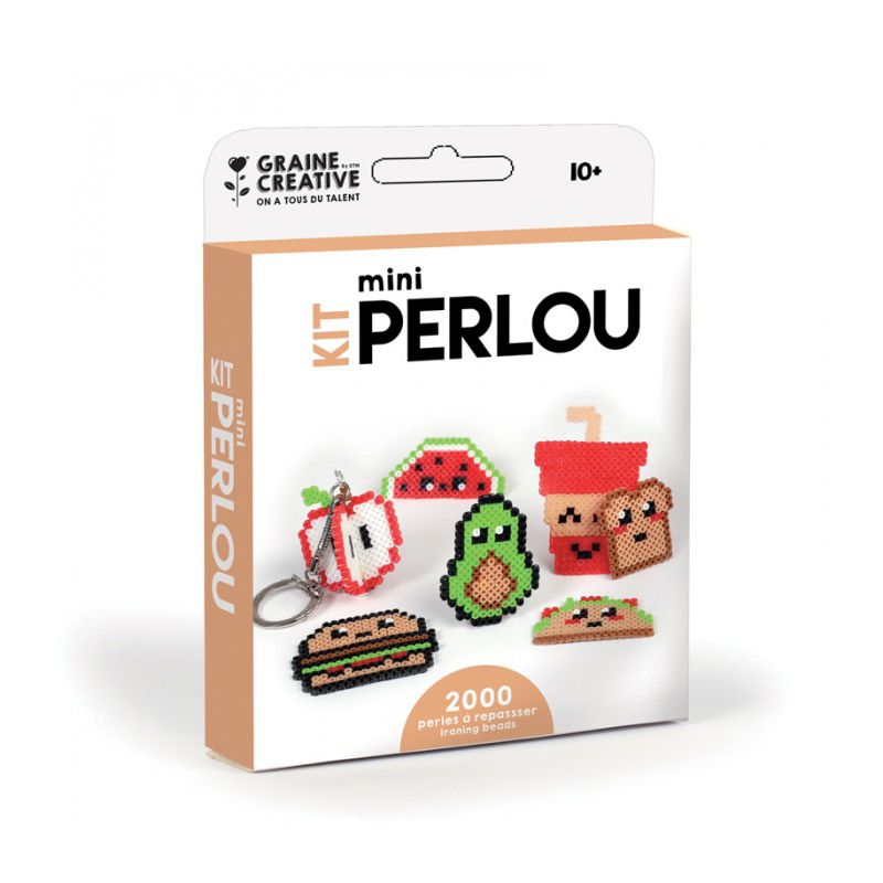 kit mini perlou Junk Food - Graine Créative